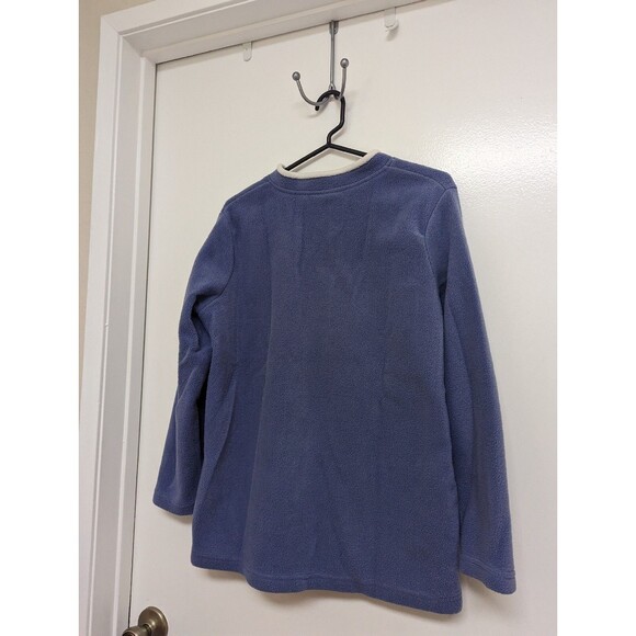 Croft & Barrow Long Sleeve Sweater Blue Christmas Let it Snow Penguin Size PL - Picture 7 of 13